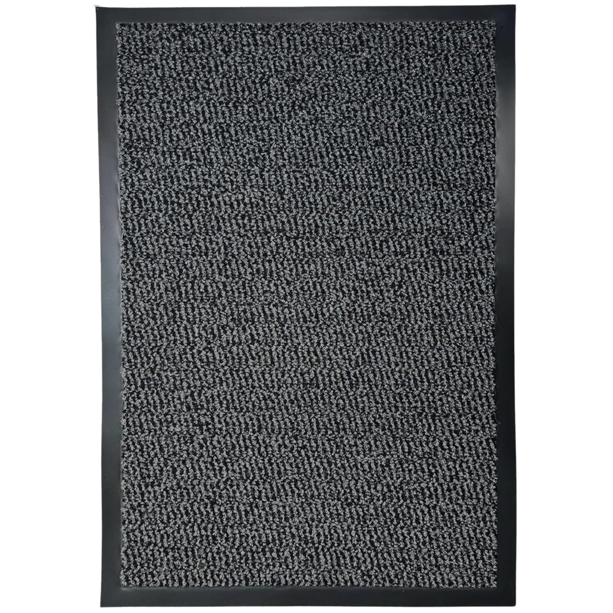 Door Mats Indoor 60cm x 180 Grey, Washable indoor Outdoor Rugs Matts, Heavy Duty Non-slip Entrance Mat, Super Absorbent Front Door Mat Kitchen Hallway Bath Barrier Rugs (Grey & Black, 60 x 180 cm) โ image 1