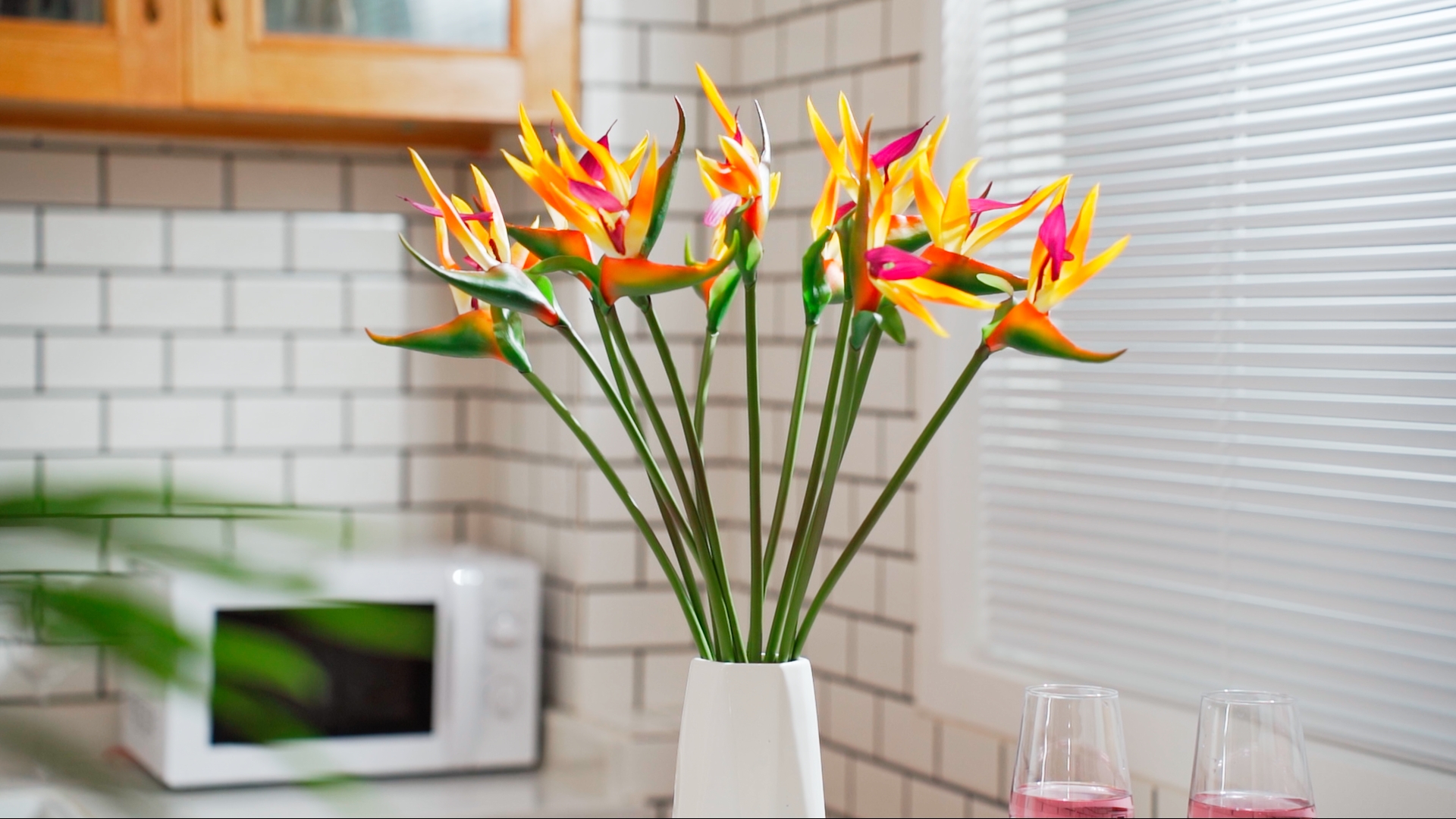 Amazon.com: Hanaive 12 Pcs Bird of Paradise Artificial Plant