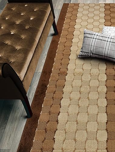 Miniatura 9 de Tapete de pasillo de corte personalizado, antideslizante, 66 cm. / 26 pulgadas de ancho x tu elección de largo. Pergamino verde,Antracita a