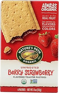 Nature's Path Toaster Pastries, Strawberry Un-Frosted, 6 ct