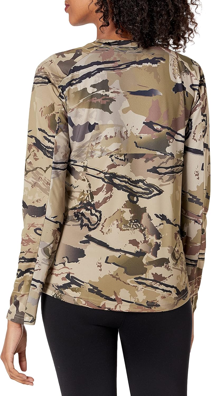 Under Armour Womens Isochill Brushline Long Sleeve T-Shirt