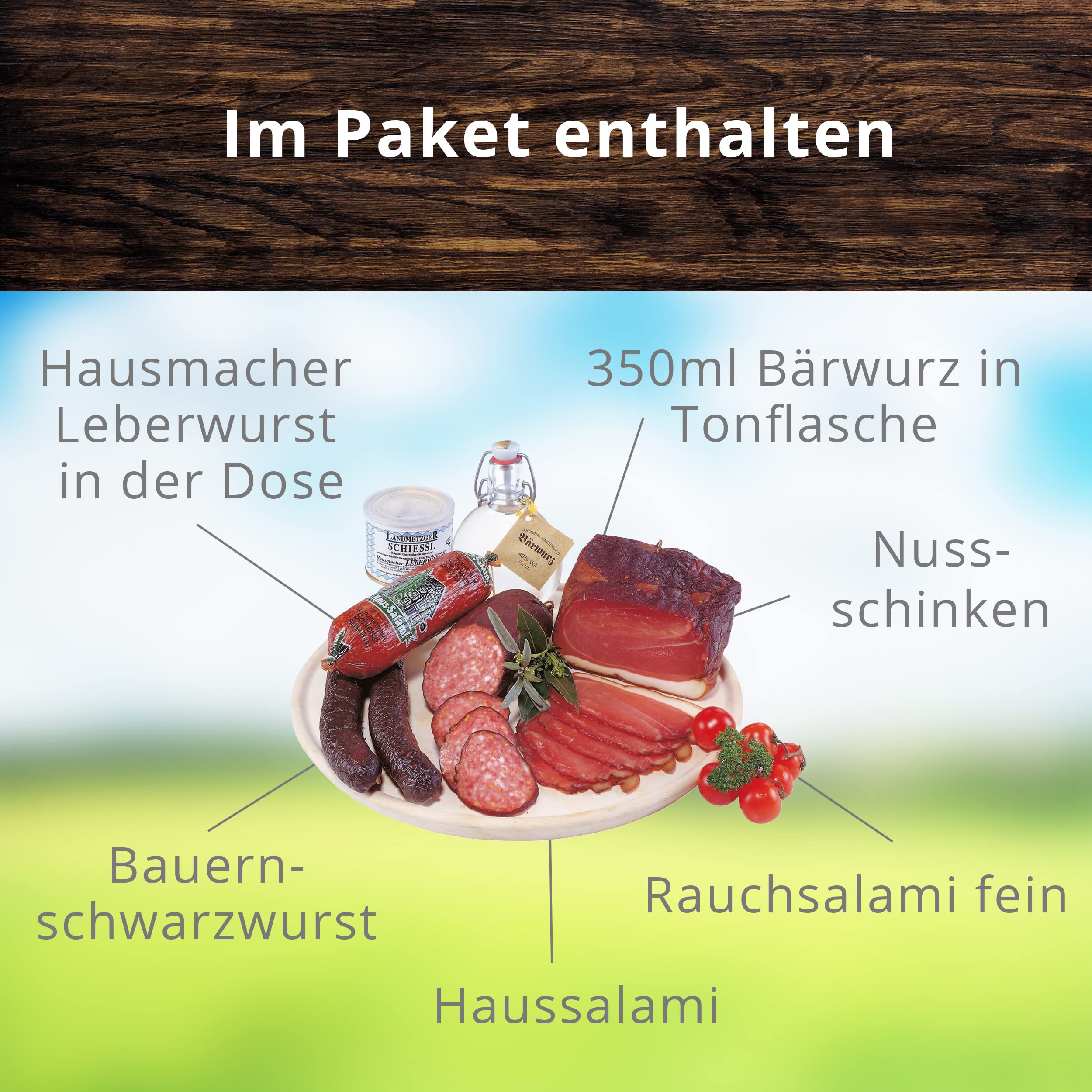 Hauspaket ★ Landmetzger Schiessl ★ ca. 3000g