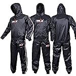 DEFY Heavy Duty Sauna Suit for Weight Loss Full Body Wrap Hoodie Men Women Anti-Rip Sweat suit Gym Workout Exercise Gear