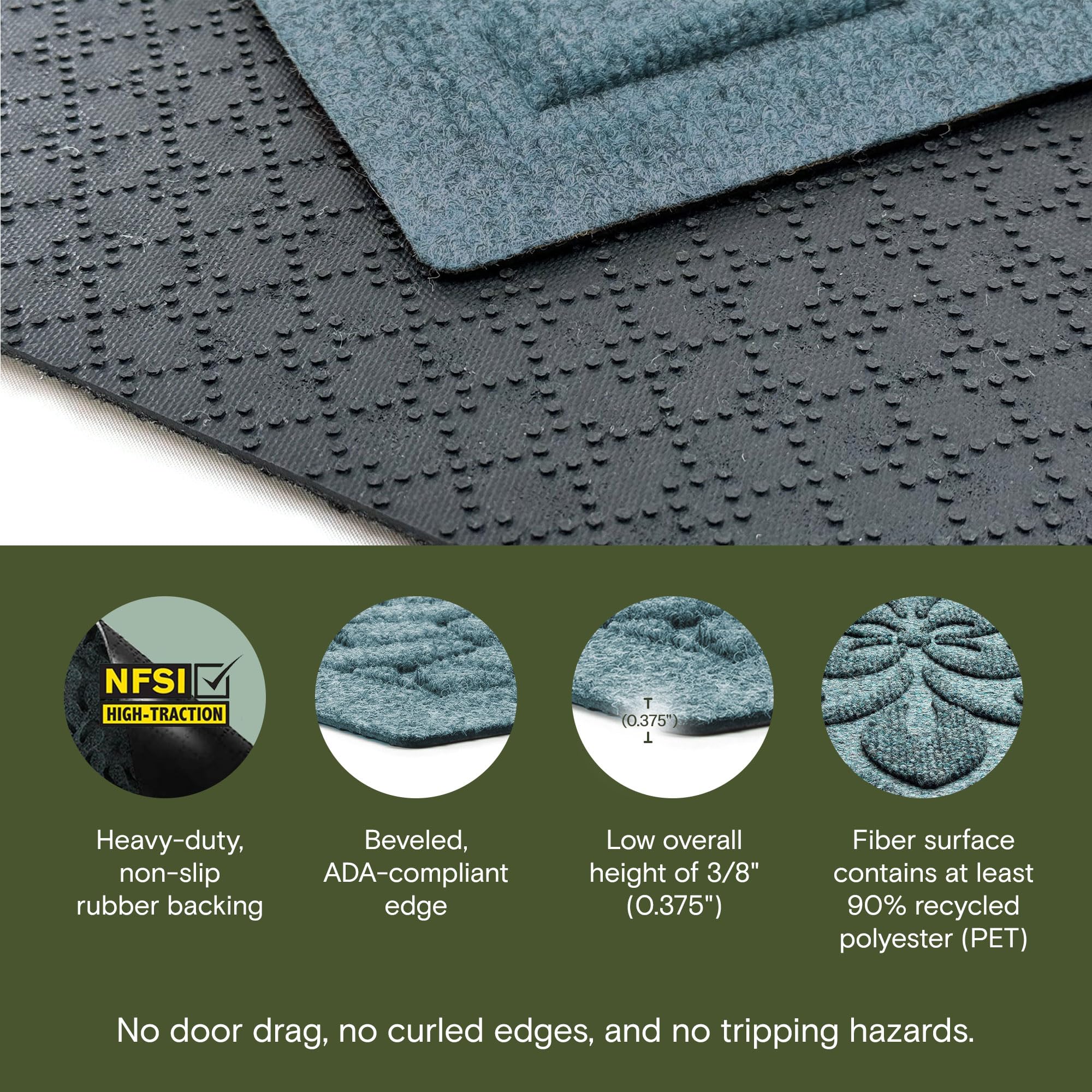 WaterHog Phoenix Doormat - All-Weather Entrance Mat -3