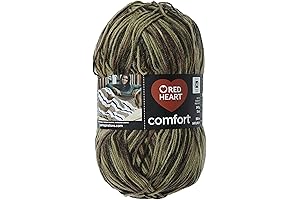 RED HEART Comfort Yarn Camouflage Pattern for Endless Crafting Possibilities