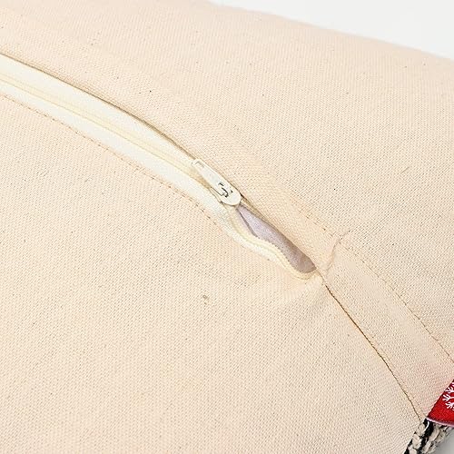 Miniatura 5 de REDEARTH - Juego de 2 fundas de cojín decorativas, con textura, tejidas, copetudas, para casa de campo, sillón, sofá, cama, silla, comedor, patio,