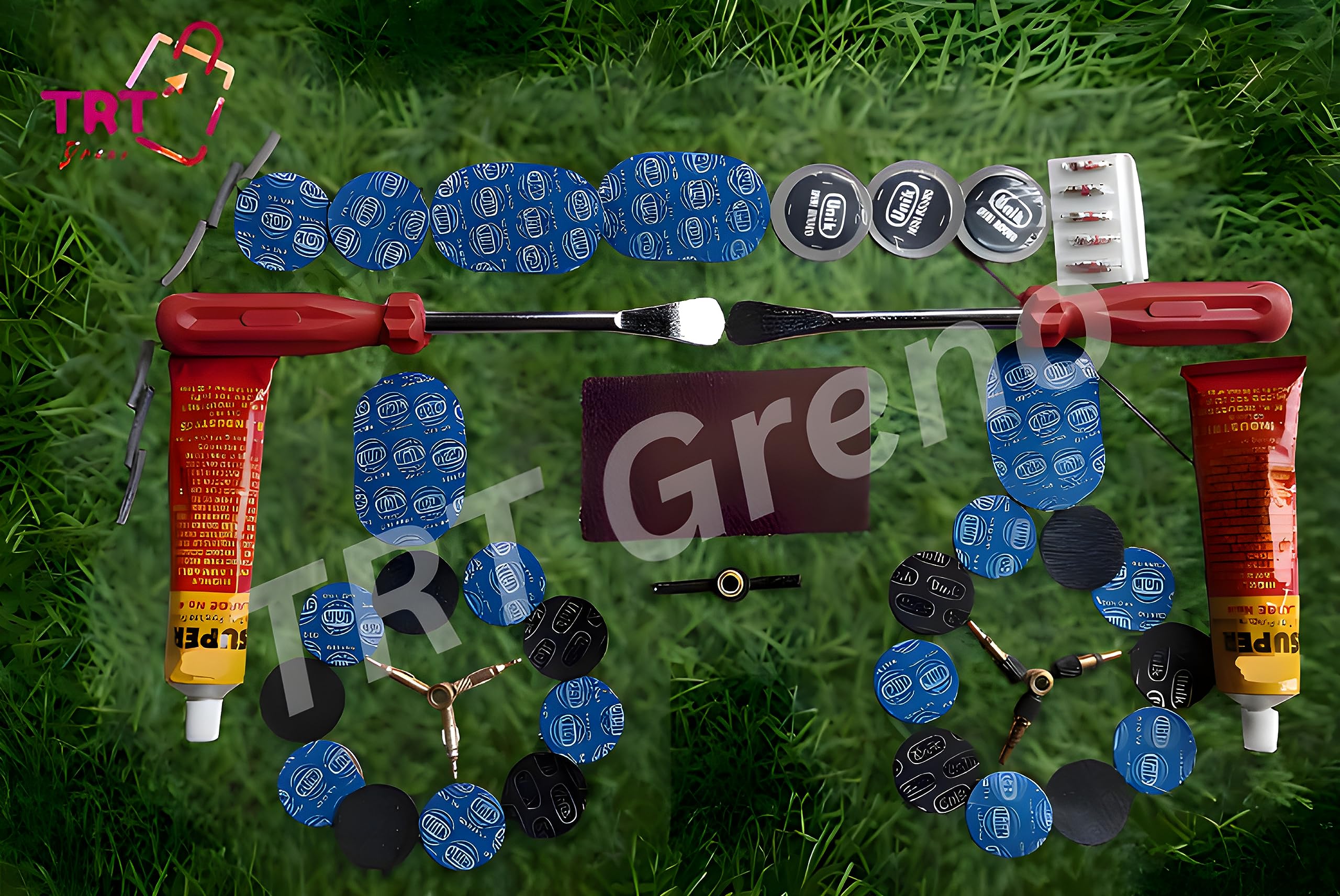 Quick Repair Cycle Tube Burst and Puncture or All Tubes Tubes Repairing Complete kit- 55 pcs/Components 4