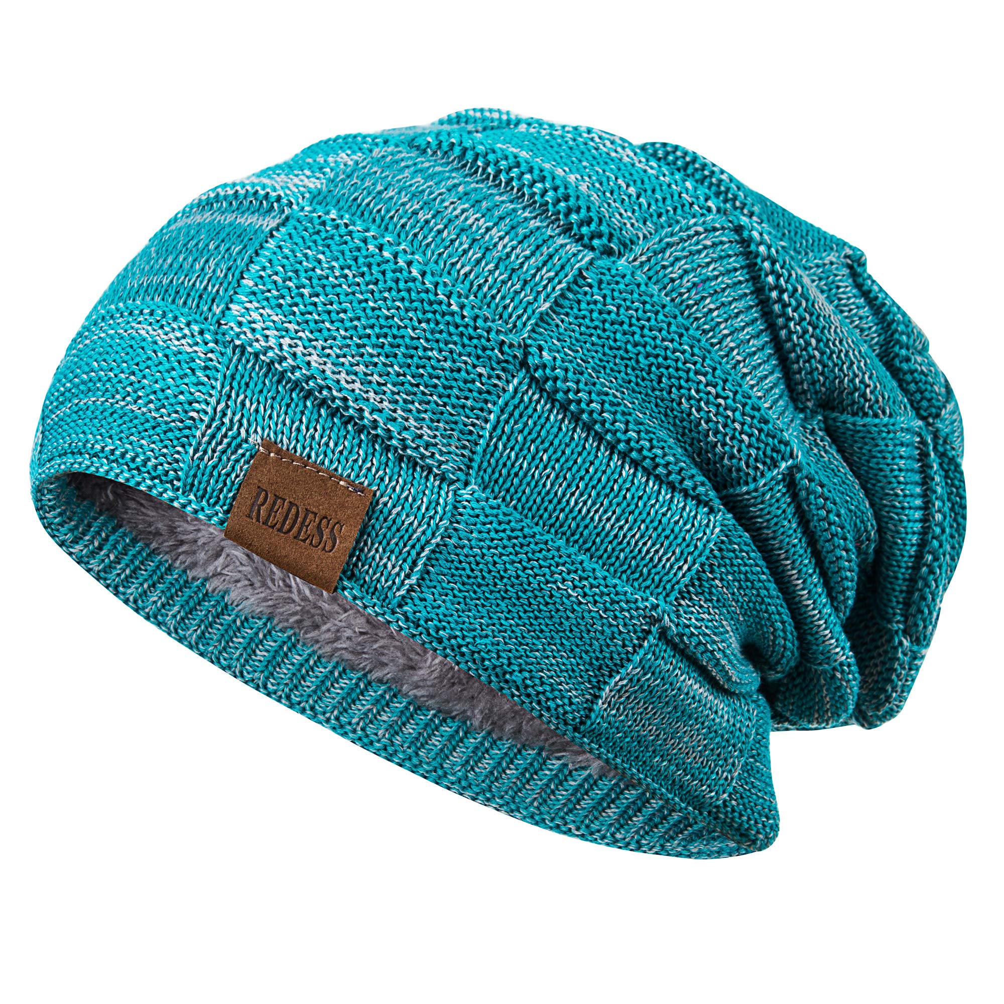 REDESS Cappello a Berretto per Uomini e Donne Cappelli Caldi Invernali in Maglia Slouchy Cappello a Cranio Spesso