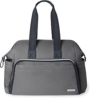 skip hop black and gold diaper bag