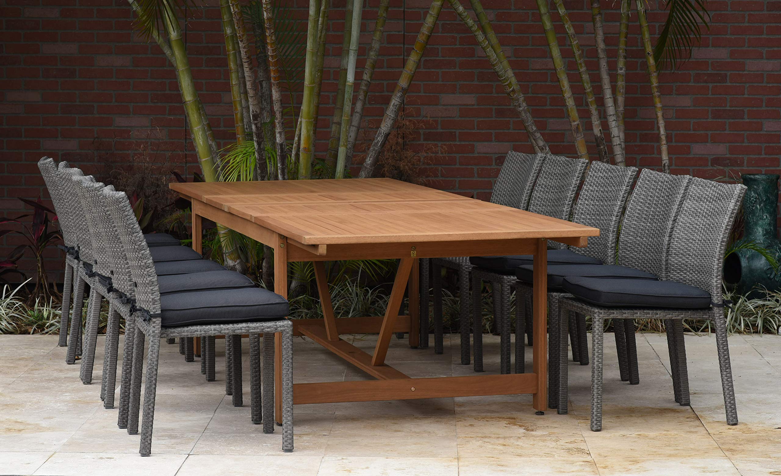 Amazonia Jefferson 11-Piece Extendable Dining Set