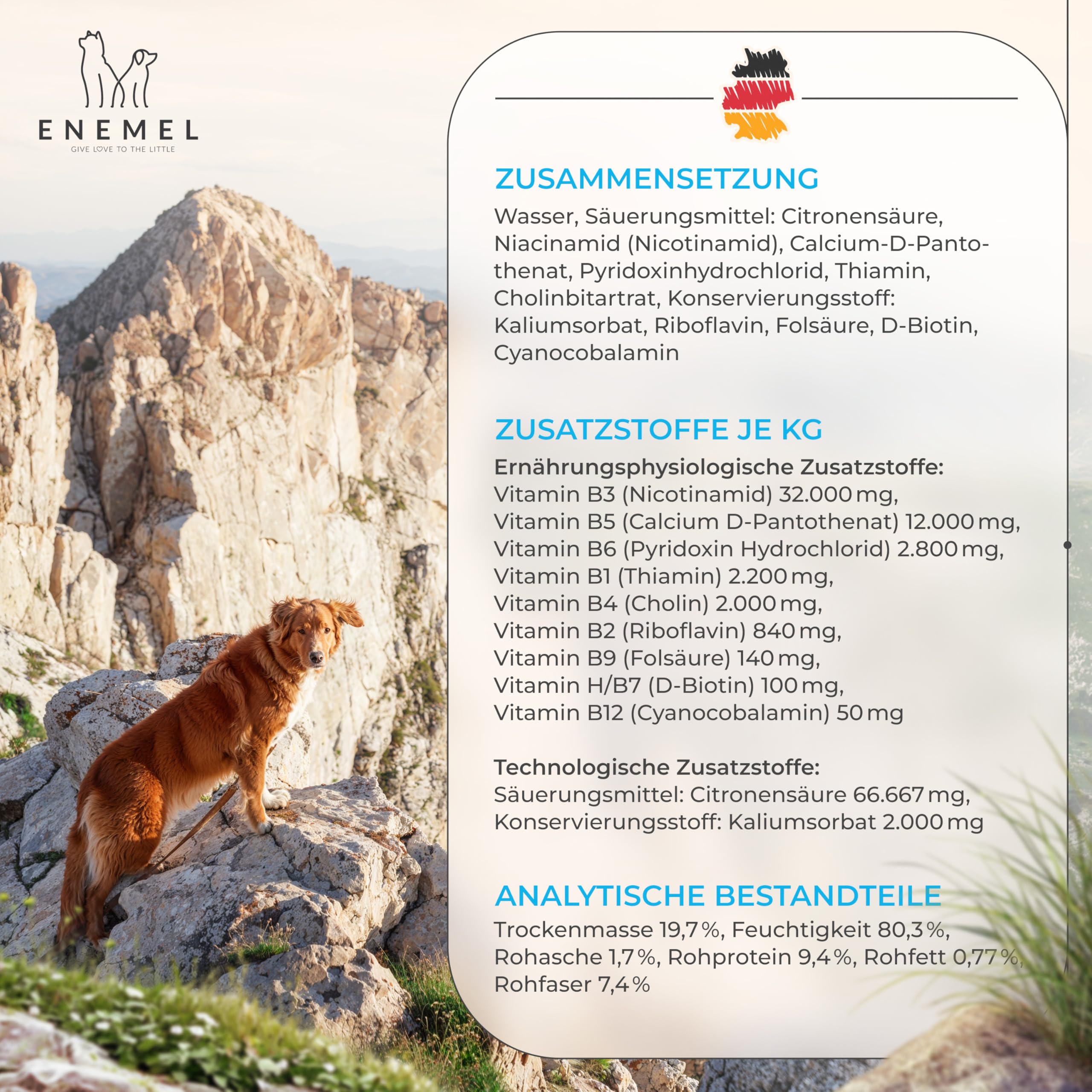 Komplett-Set Hund Tropfen – 3X 100 ml flüssiges Nahrungsergänzungsmittel Hund mit Vitamin B Komplex, Gelenk Komplex (Kollagen, Hyaluronsäure & MSM) & Multivitamin, Made in Germany