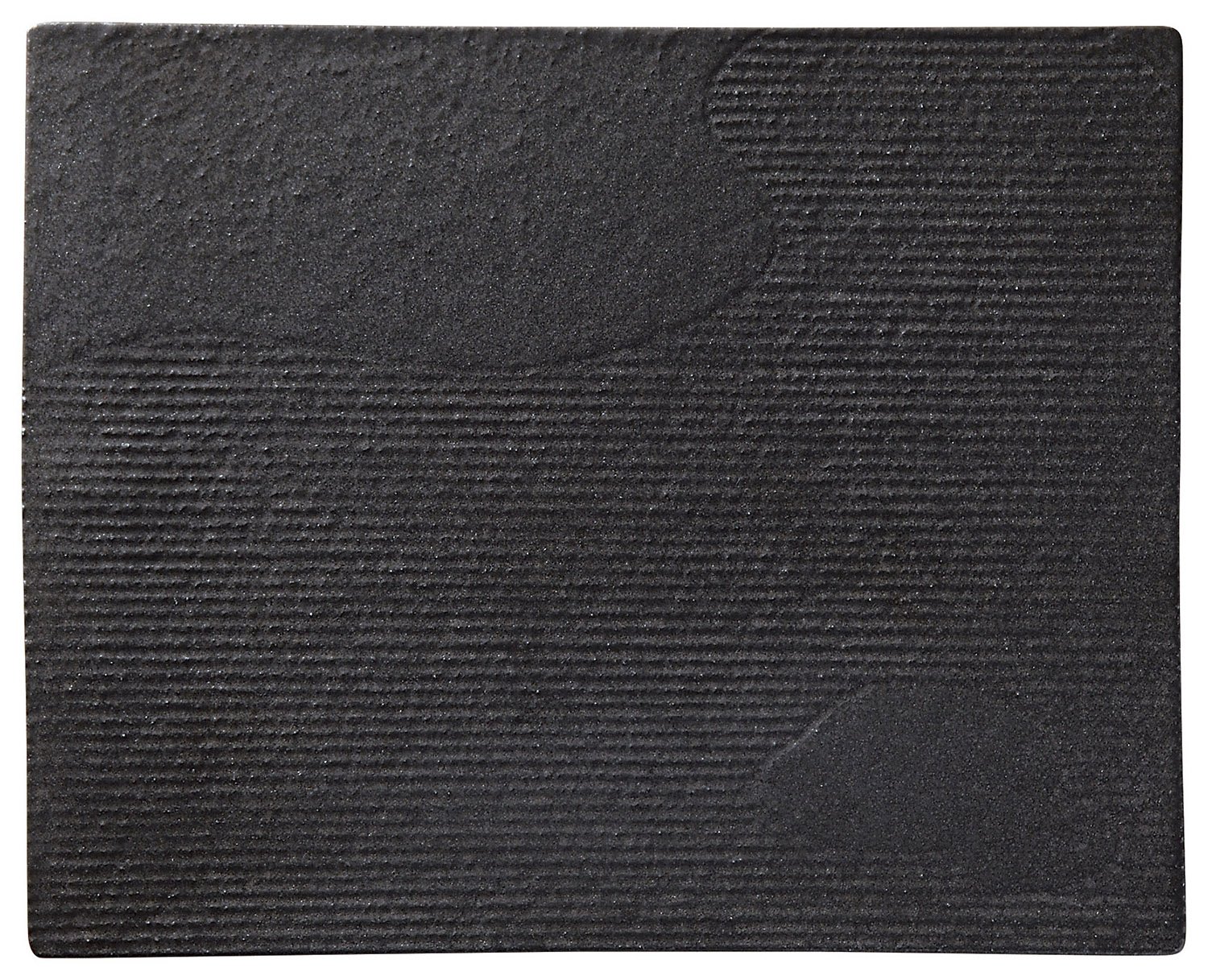 Amazon.co.jp: 光洋陶器 長皿 黒 32cm 平長角皿 宵山水柄