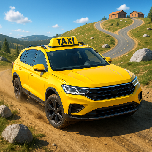 Extreme Offroad US Taxi Driving Simulator: Tourist Transport Adventure Car Game
