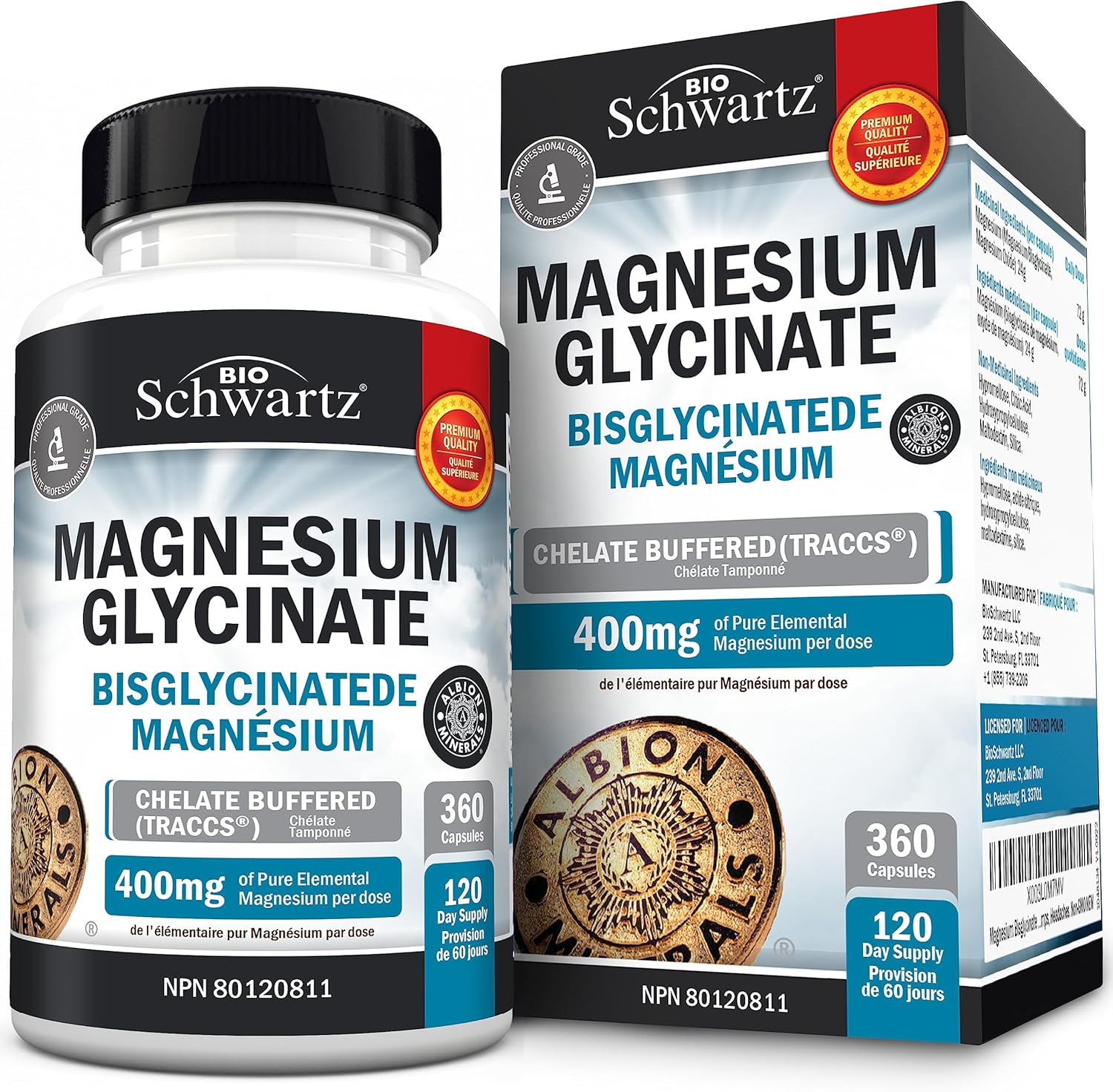 Magnesium Bisglycinate 100 Chelate NoLaxative Effect Maximum
