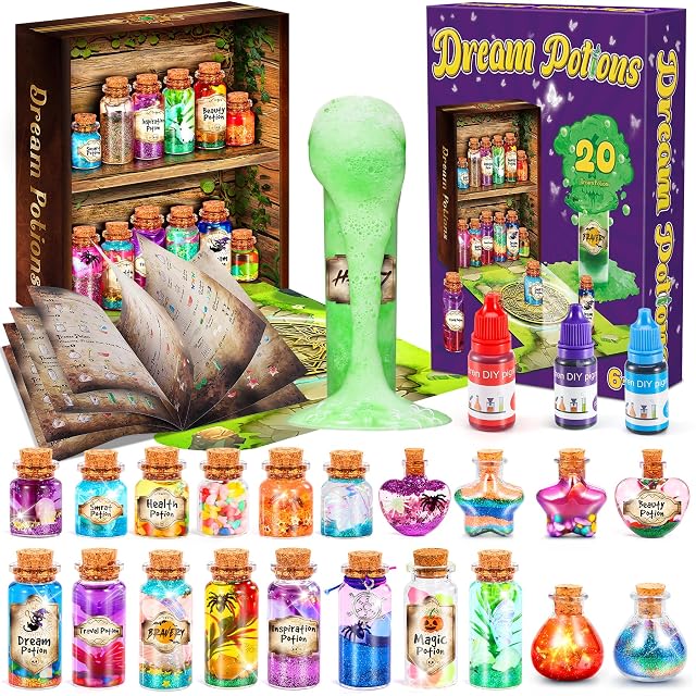 Subtail Pociones Magicas Niñas - Kit De Manualidades Para Niña 6 7 8 9 10 11 12 Años - Fairy Magic Potion Kit - Juguetes Creativos De HalloweenRegalo Niña 6-11 Años