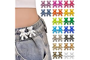 Adorable Atlodas Cute Bear No-Sew Buttons