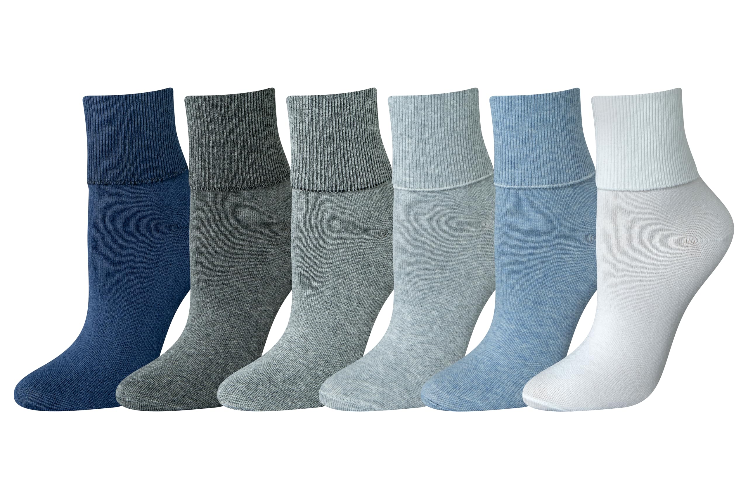 womens Lightweight Turn Cuff Socks