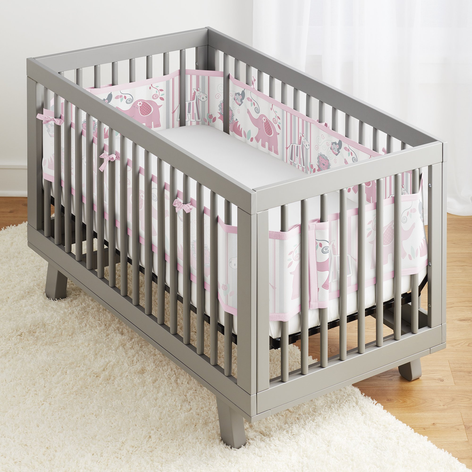 Amazon.co.jp: BreathableBaby 通気性メッシュライナー ベビーベッド