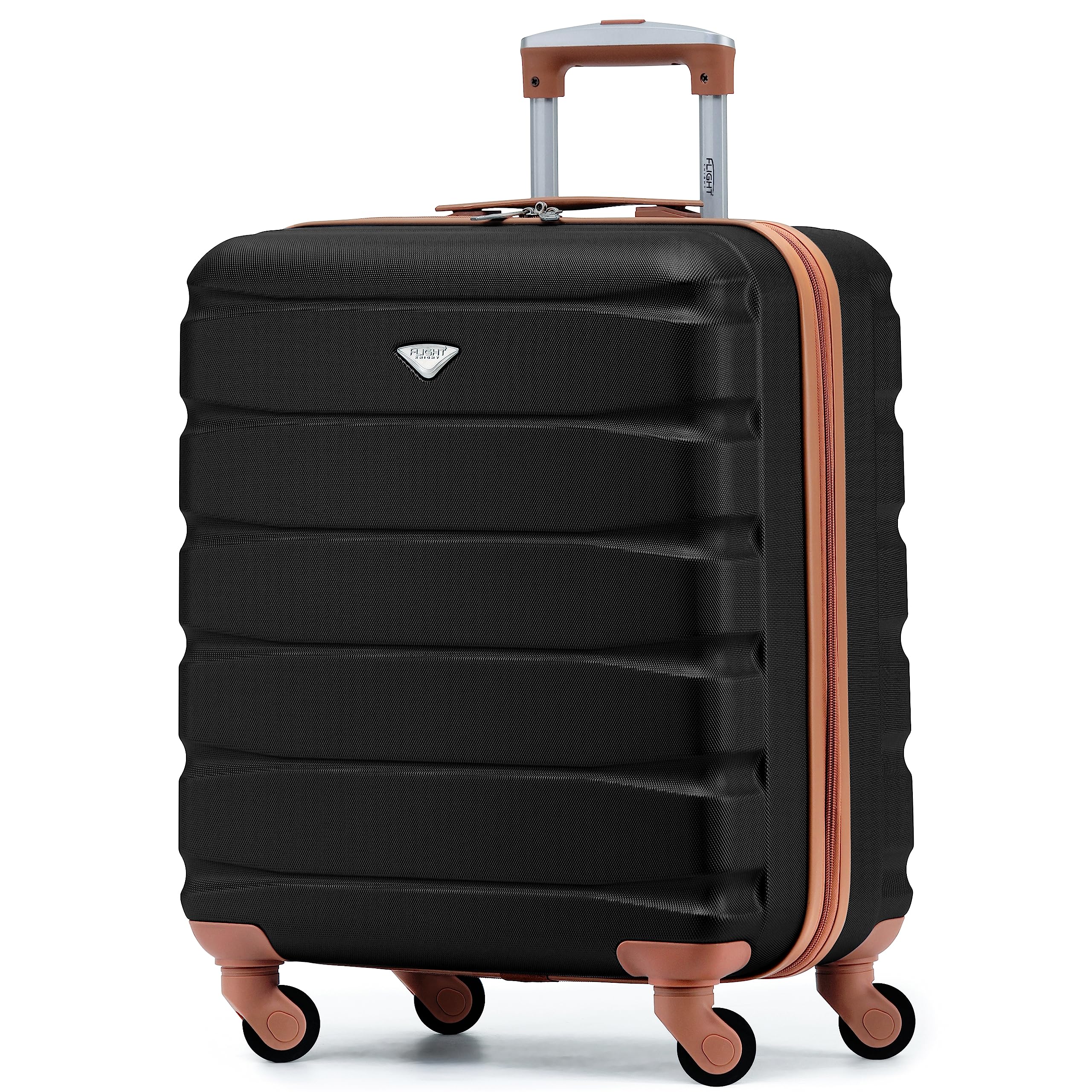 Flight Knight Lightweight 4 Wheel ABS Hard Case Medium Suitcase Approved for Over 100 Airlines Including easyJet, British Airways, Ryanair, Jet2, Emirates & Many More - Check-in Medium Size 25" — view 163