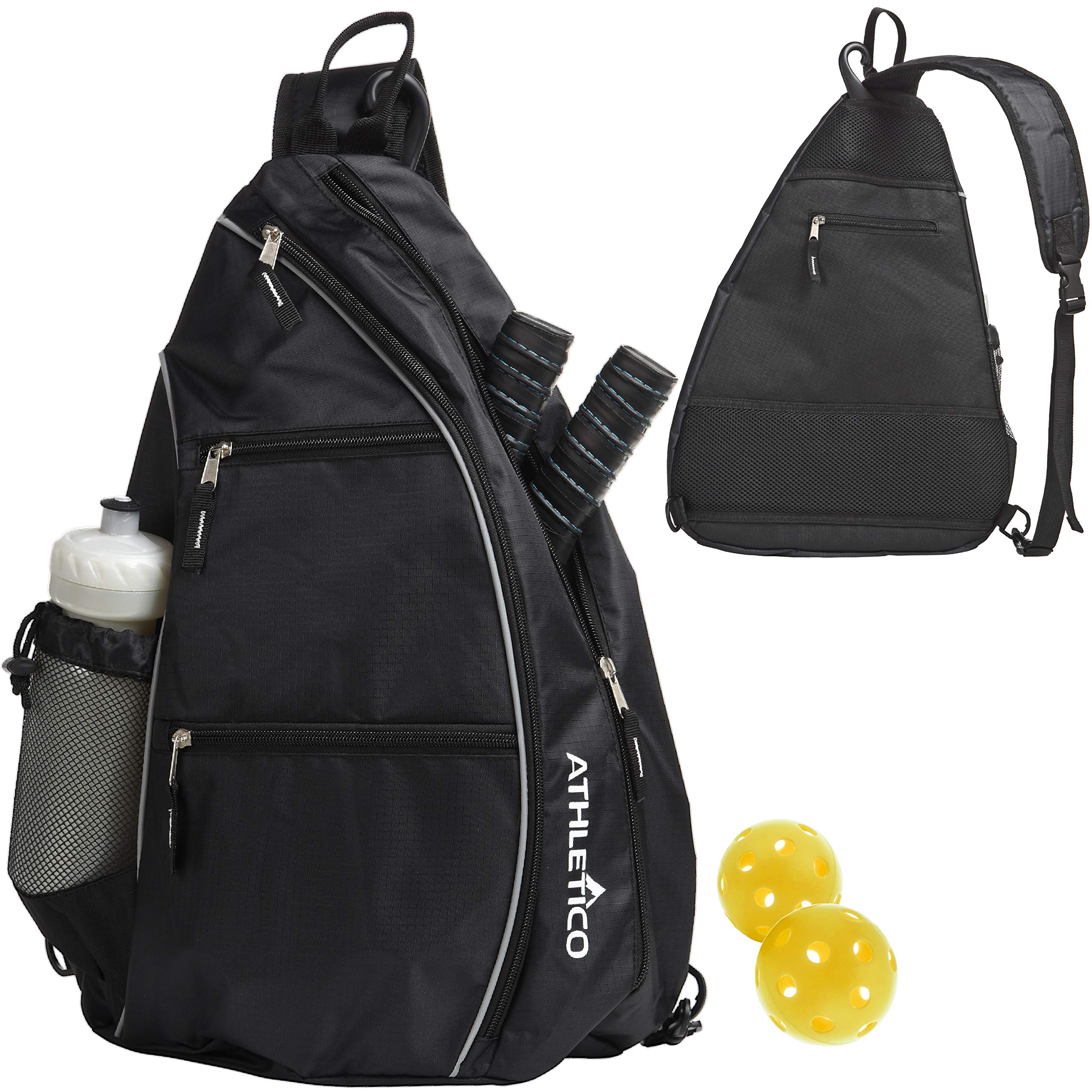 AthleticoSling Bag - Crossbody Backpack for Pickleball, Tennis, Racketball, and Travel for Men and Women