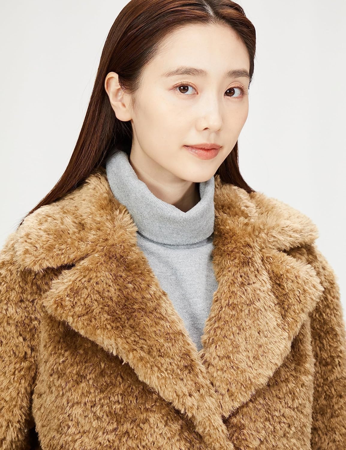 ヘルノ] COAT 【公式】 カーリーエコファーコート レディース 雑誌掲載