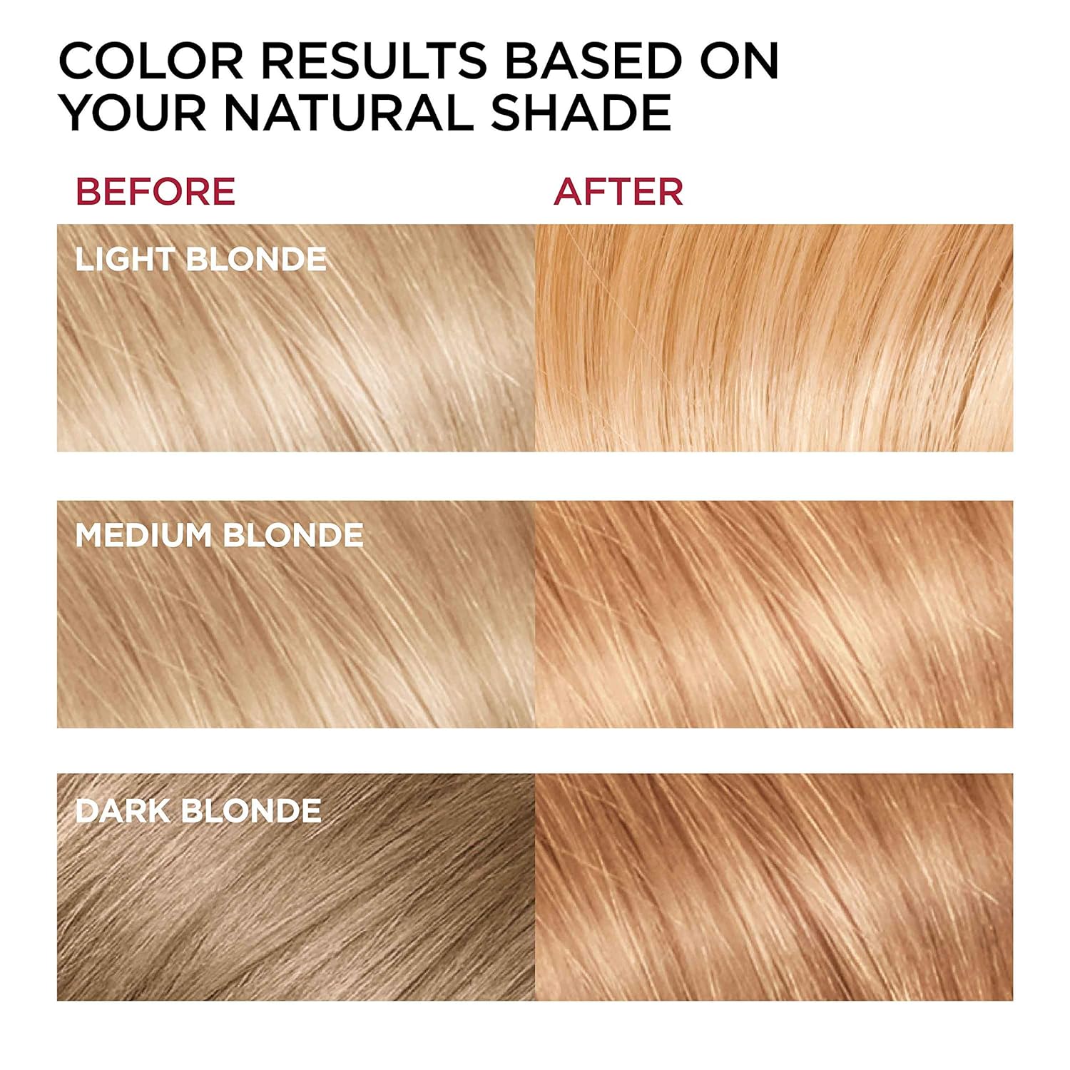 L'Oreal Paris Superior Preference Fade-Defying + Shine Permanent Hair Color, 9GR Light Golden Reddish Blonde, Pack of 1, Hair Dye : Chemical Hair Dyes : Beauty & Personal Care