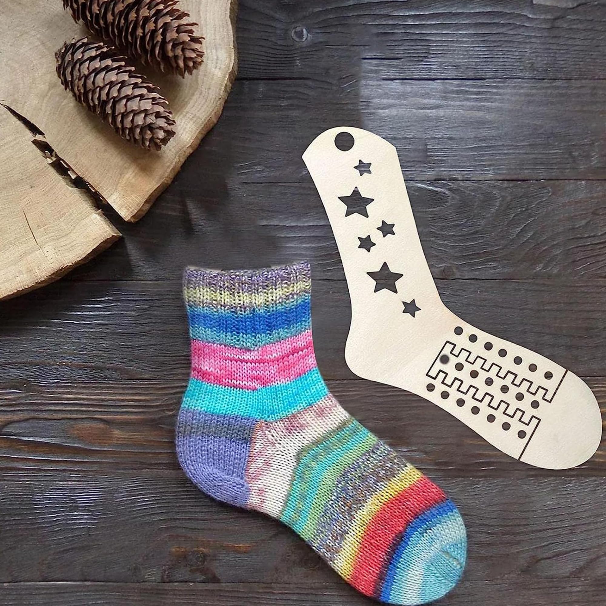 Sokkenblocker Van Hout, Voor Volwassenen, Doe Het Zelf Sokken Brei  Stretcher Sokkenvormen Patroon Sjablonen Gebreide, image size:2000x2000