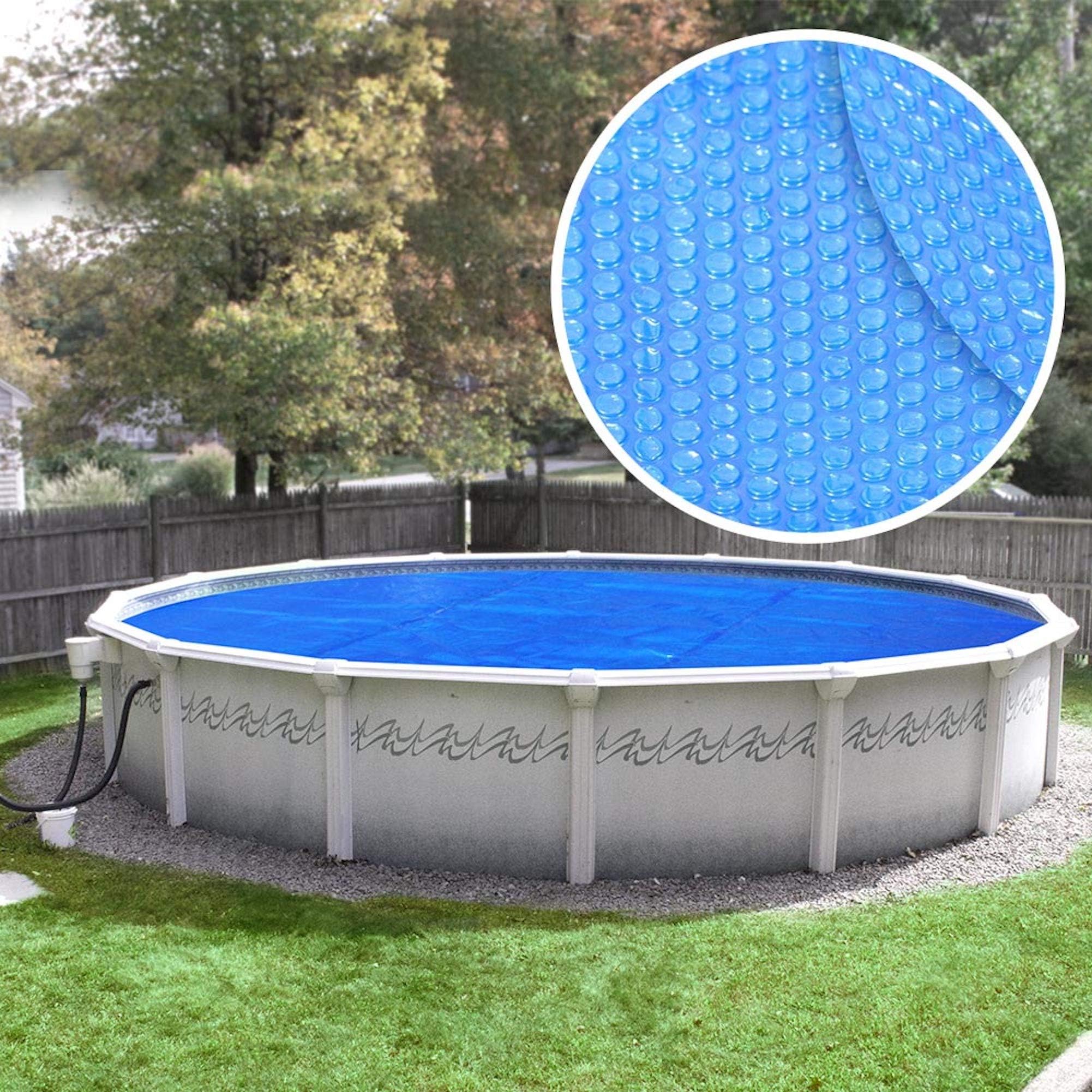 Spa Choice 8 Box-CB Heavy-Duty Swimming Pool Solar Heating Cover, 18 Foot