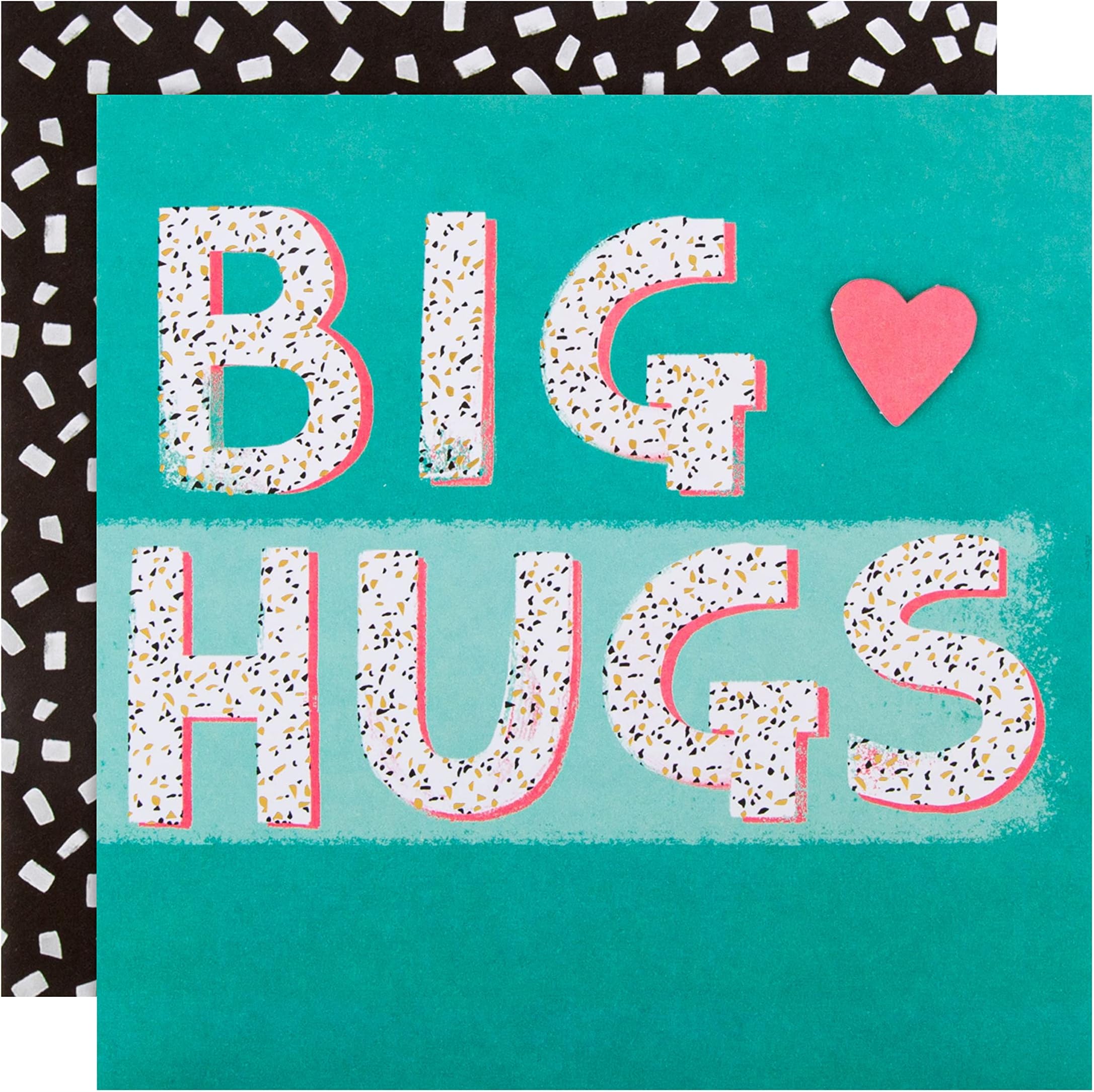 Hallmark Big Hugs General Love Support Card - Contemporary Text Based DesignThe Forest Stewardship Council
