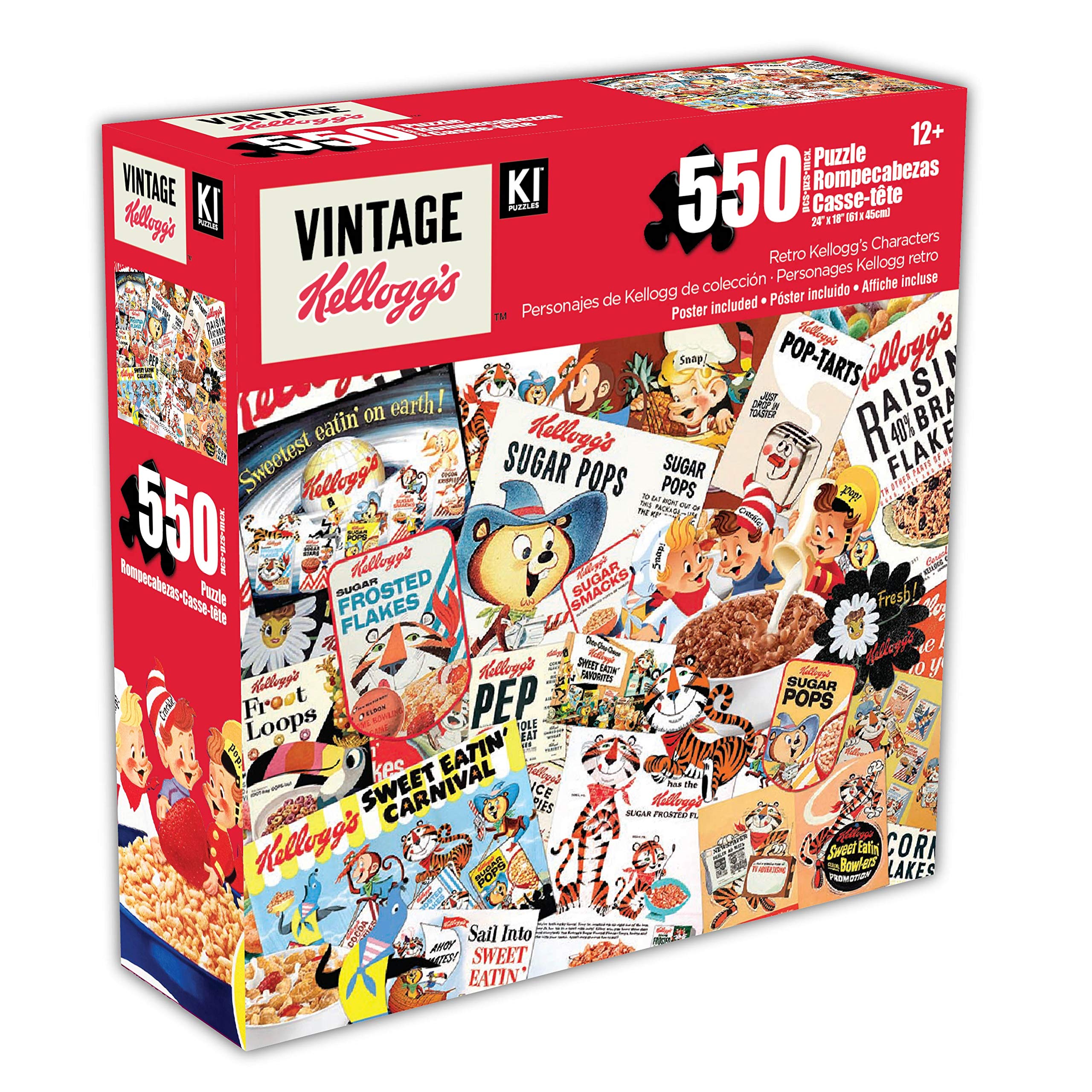 Amazon.com: Retro Kellogg's Characters 550 Piece Puzzle for Adults