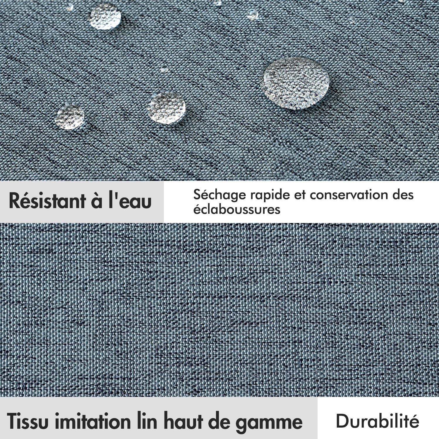 MIULEE Rideau De Douche Lin Texturé Ondulé Beige 120x200 Cm - Imperméable, Anti-Moisissure, Lavable Avec 8 Crochets Métalliques - Luxe & Élégant