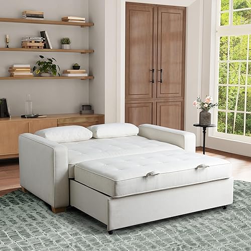 Miniatura 67 de Serta Ainsley Sofá biplaza con cama extraíble de microfibra Java Full Java,Carbón vegetal,Gris claro,Ostra,Azul marino