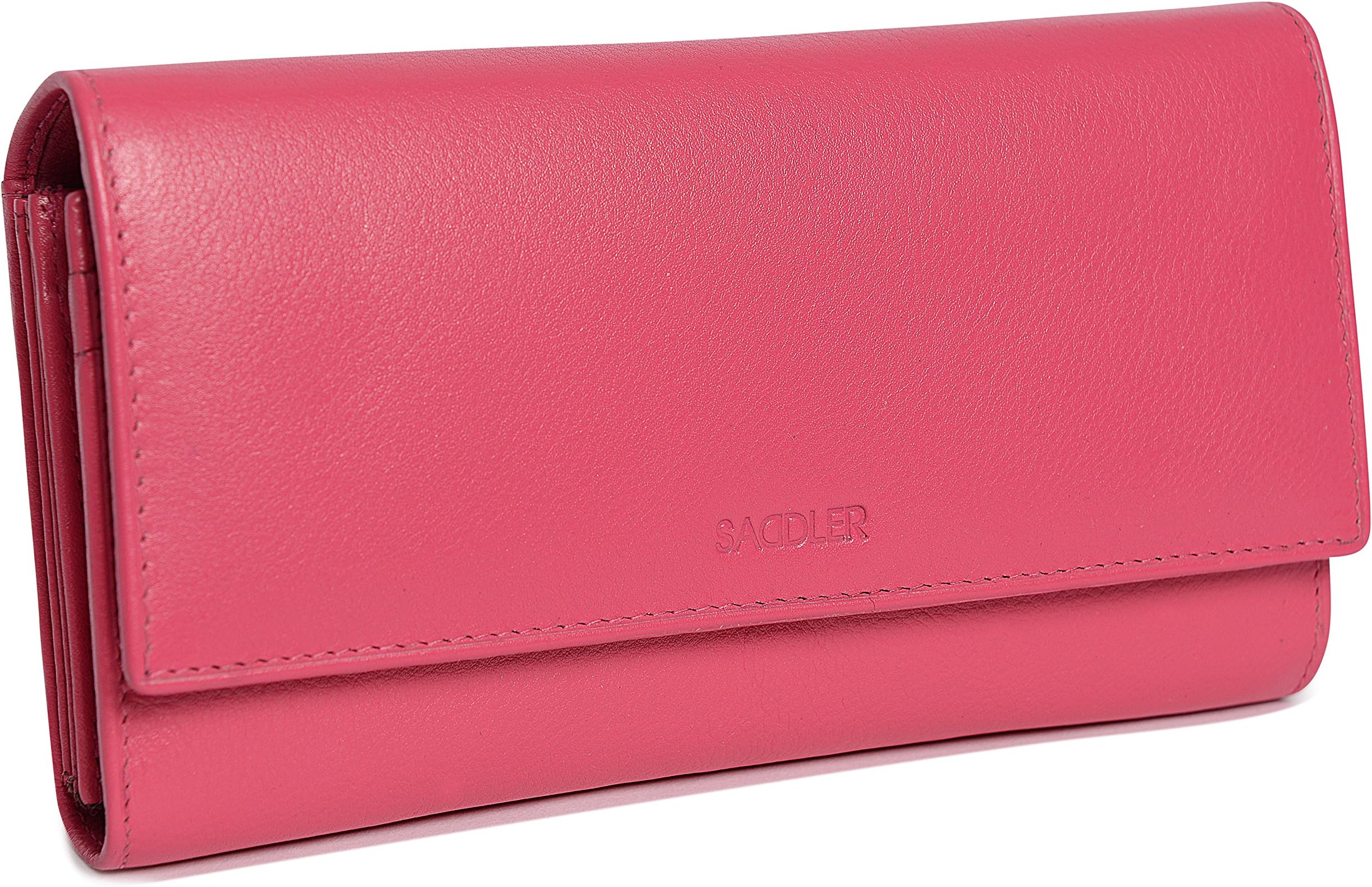 "Grace Purse – RFID Protected Real Leather Large Wallet with 7 Card Slots, ID Window, Slip Pockets & Secure Zip Compartment – Spacious Everyday Purse for Women - Gift Boxed