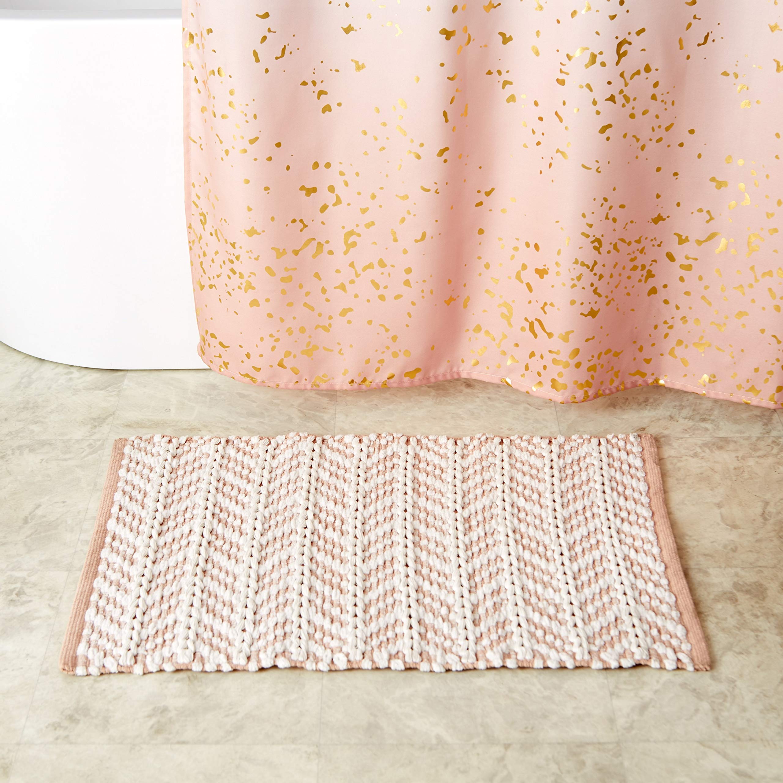 SKL HOME by Saturday Knight Ltd. Pastel Petals Rug, Pink, 51 x 76 cm (Rectangular) - Image 3