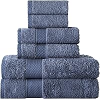 Vista 1 de Towels Beyond - Juego de toallas de lujo de 6 piezas, 100% algodón turco, de secado rápido, altamente absorbente y cómodo, incluye 2 toallas