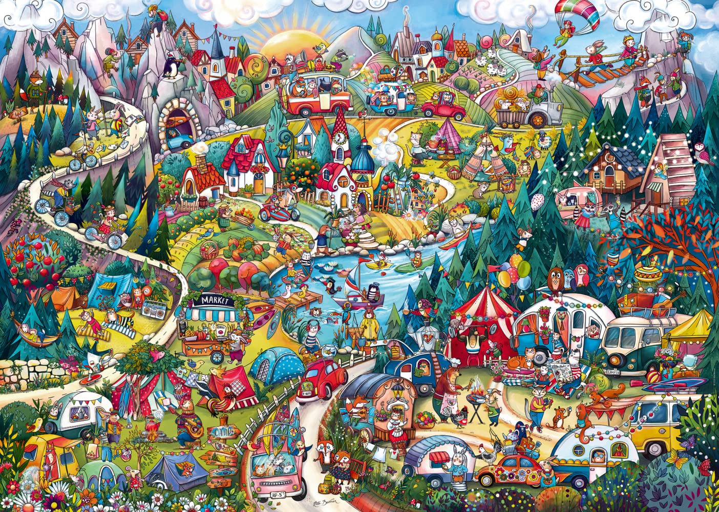 Go Camping! Puzzle 2000 Teile