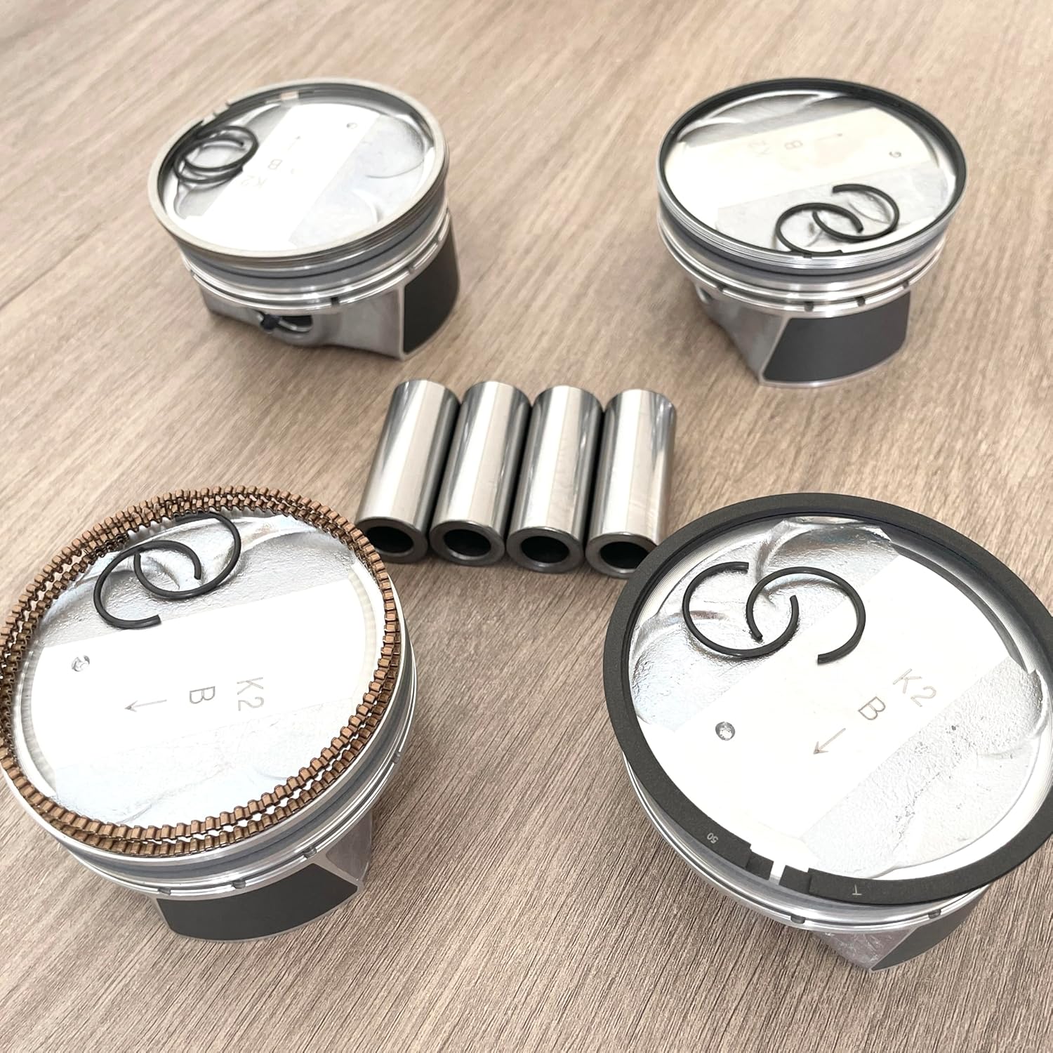 Engine Piston Rings Kits Compatible with 2017-2018 Hyundai Kia Elantra 2.0L Replacement for 23041-2E800 230402E601 (STD (Standard Size))