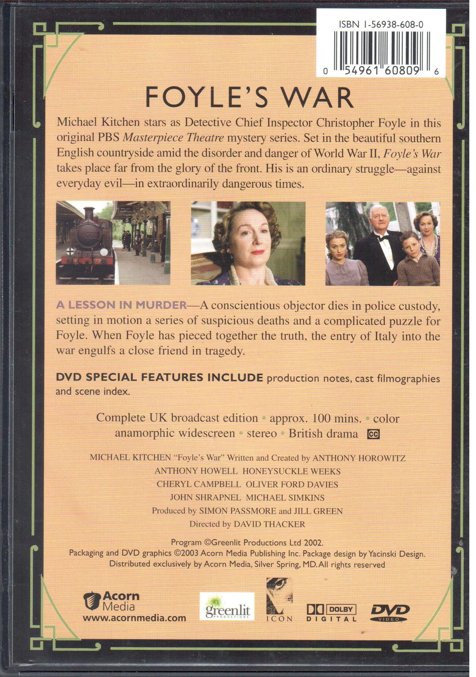 Foyle's War - Season 1 [DVD]