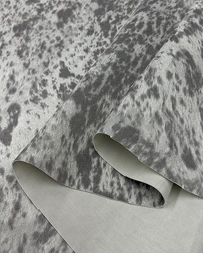 Vista 24 de The Yard - Tela de terciopelo de gamuza con estampado de vaca, 54 pulgadas de ancho, vendido por The Yard (negro)