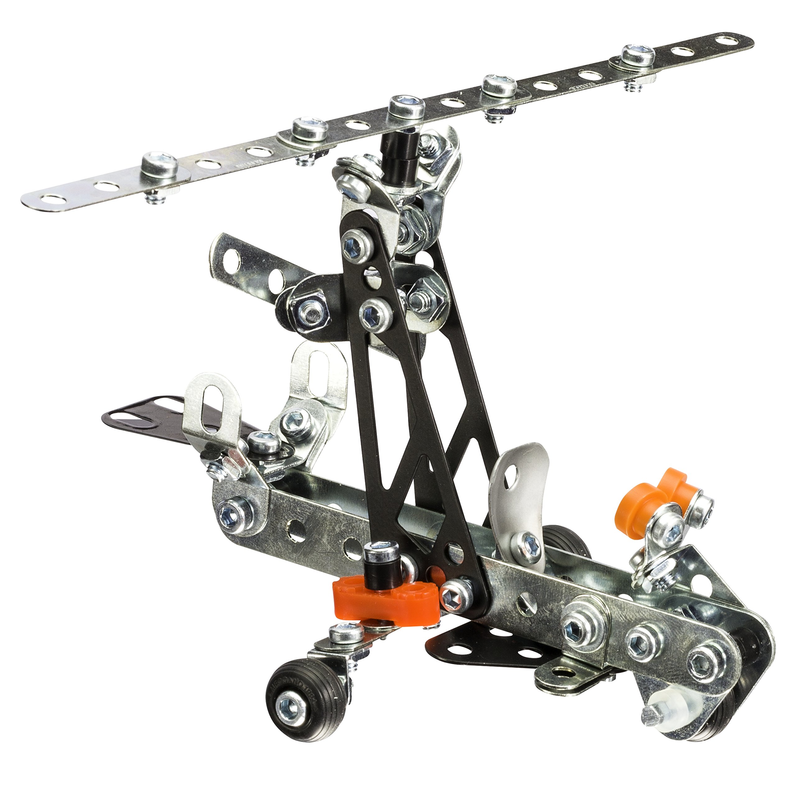 MECCANO 6023643 - Confezione per Costruire 10 Modelli di Elicotteri, Pezzi in Metallo