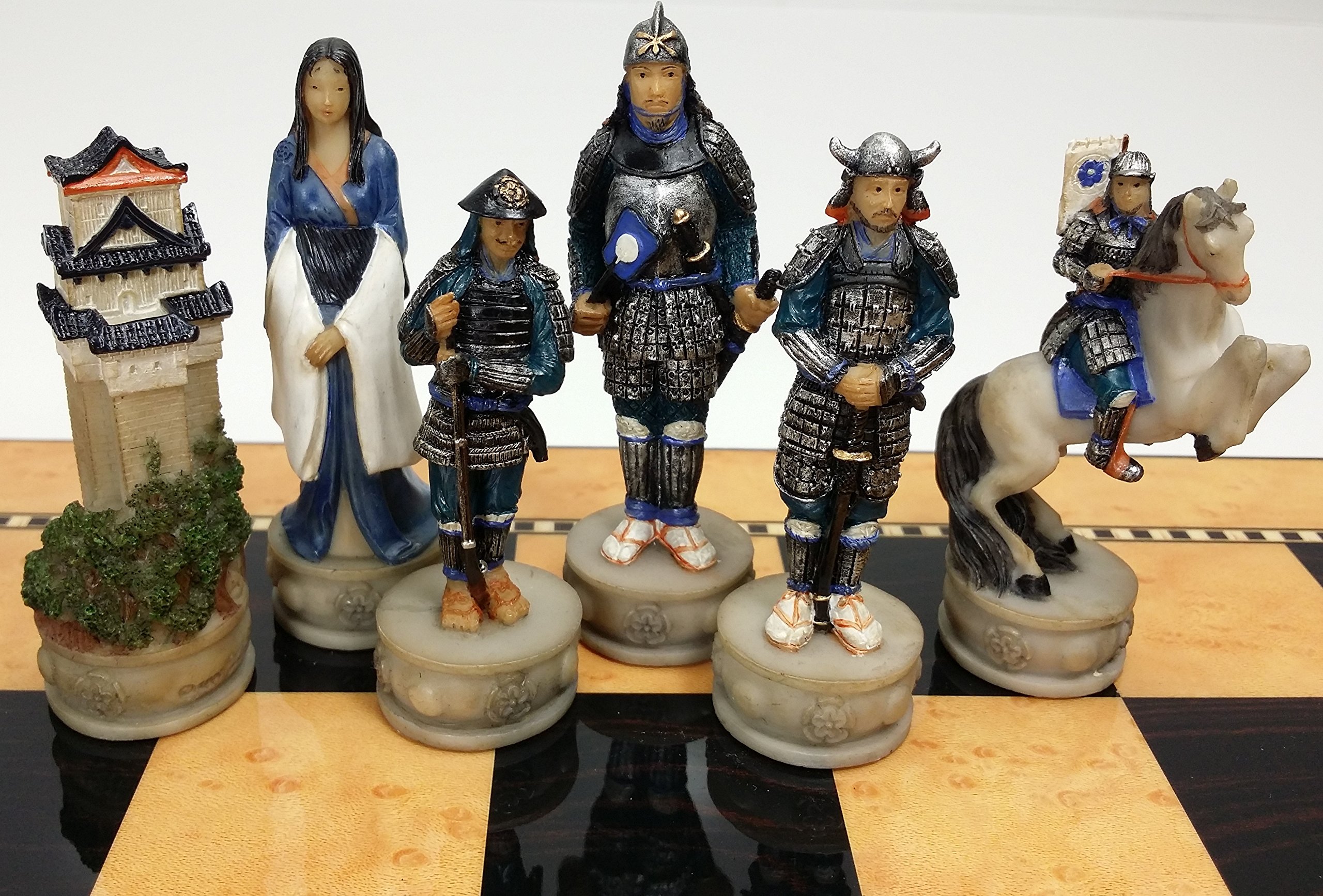 Amazon.com: Japanese Samurai Chess Set Hand Painted W/ 15