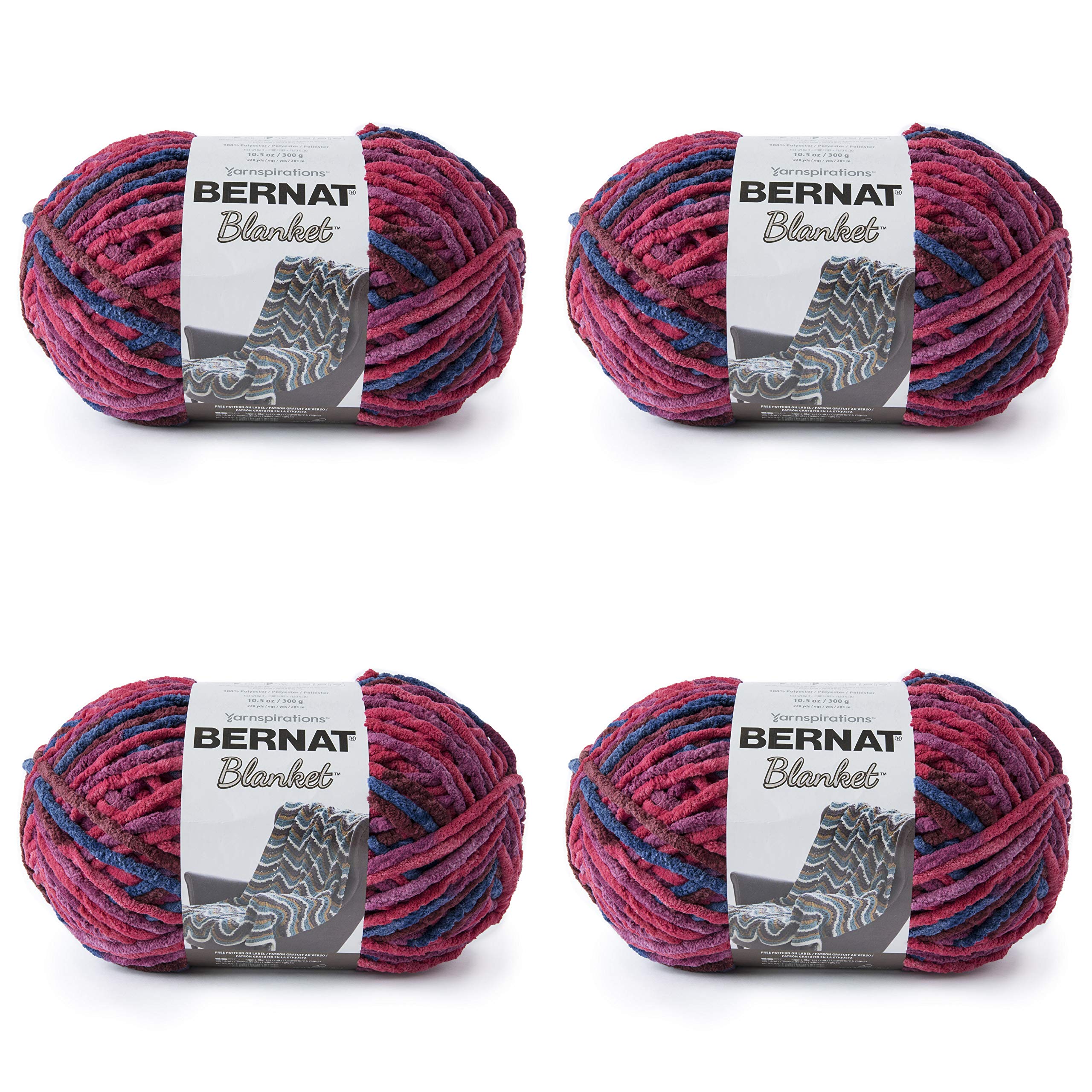 Bernat Blanket Global Folk Collection Big Pack Of 4 Balls-300G Each Ball-Marrakesh