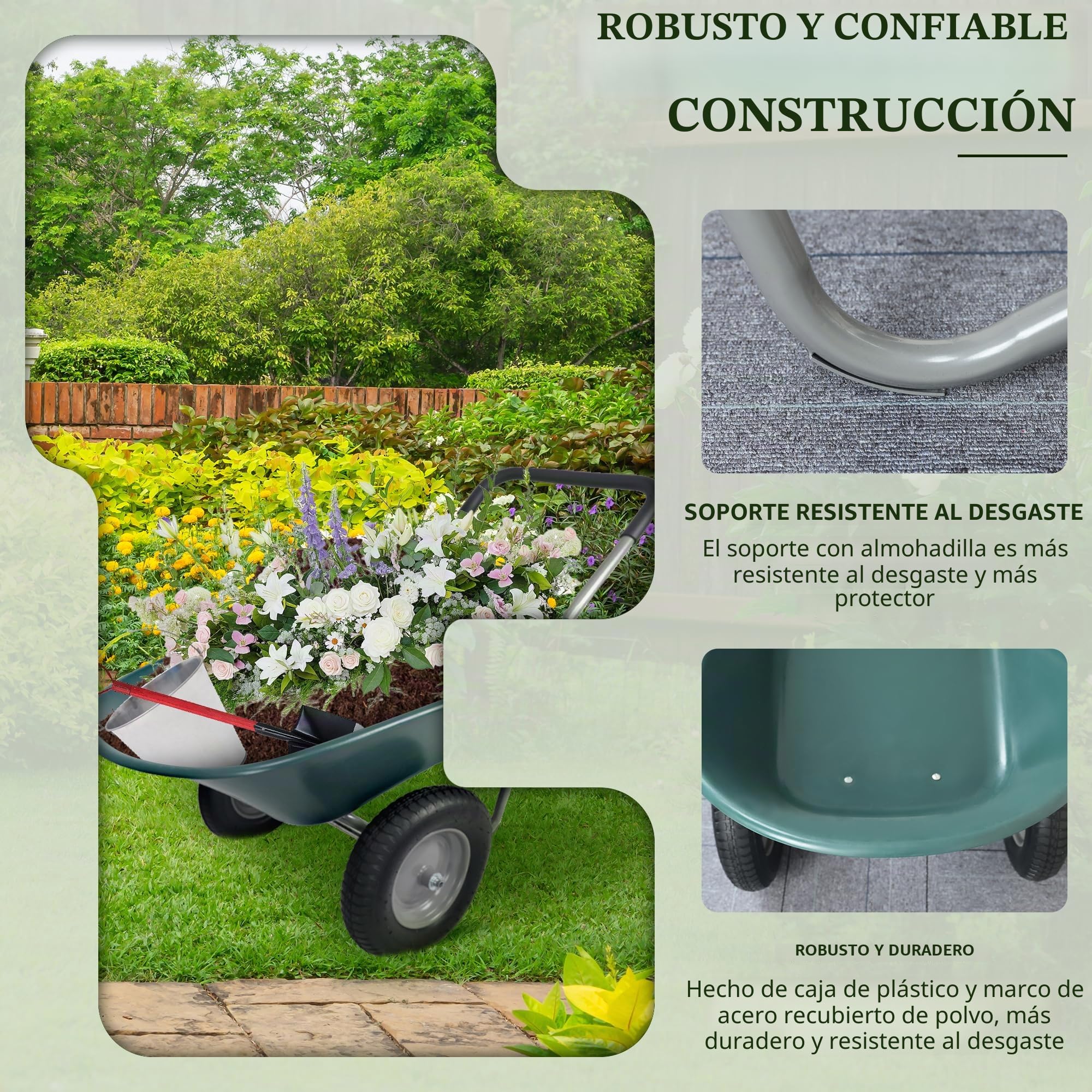 Elevon Carretilla Utilidad de Dos Ruedas con Soporte Integrado