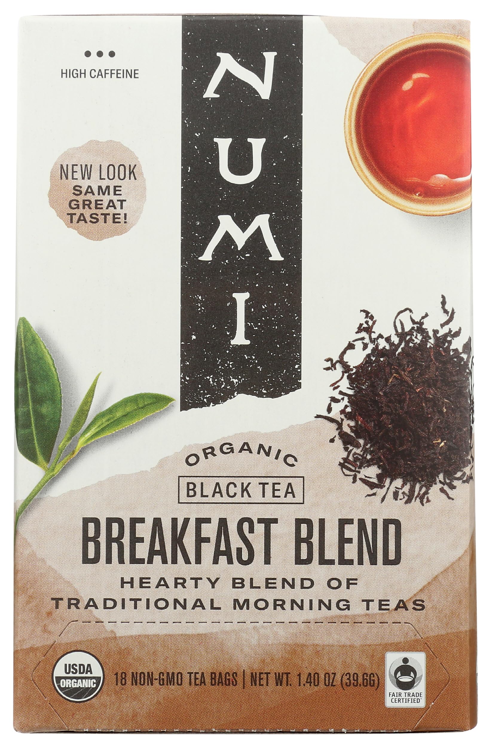 Numi, Tea Breakfast Blend Organic, 18 Count