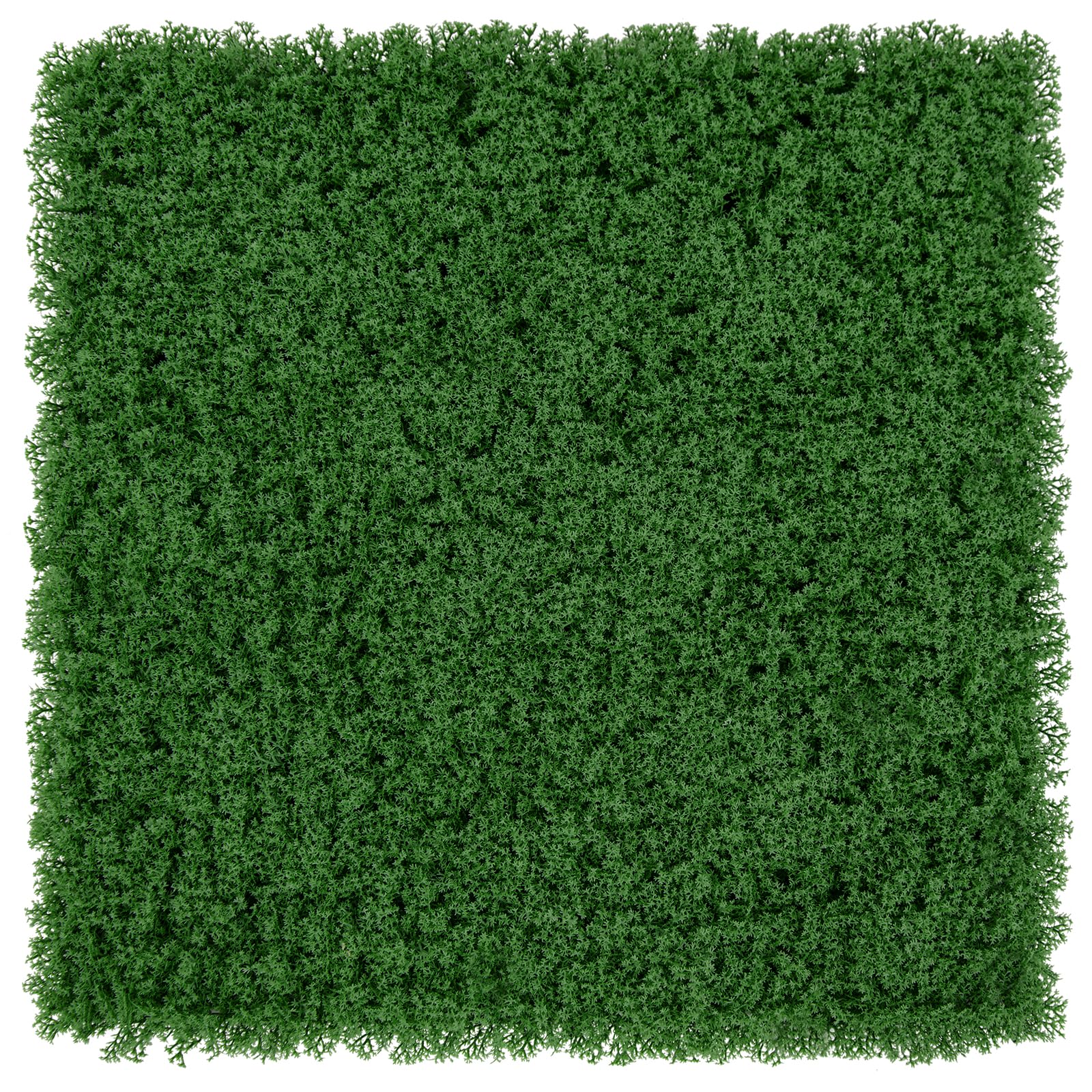 GYMAX Set da 12 Pannelli di Muro in Erba Artificiale, Retro di Muschio Verde Finto, Pannelli di Erba Finta con Struttura X-Stabile, Decorazione da Muro Verde per Festa, Matrimonio, Giardino