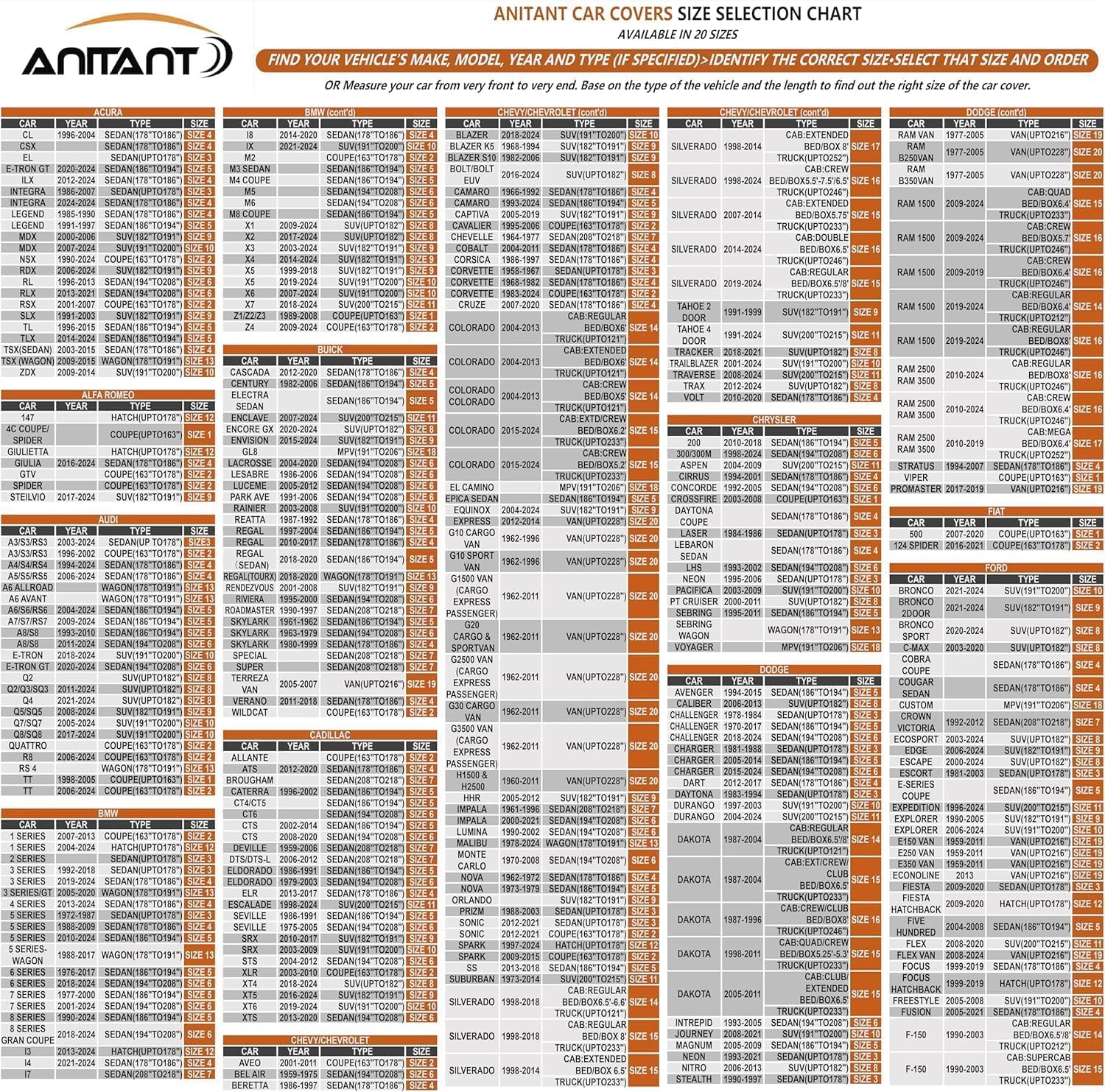 ANITANT Large SUV Car Cover Waterproof All Weather for Automobiles Outdoor Full Size SUV Cover Rain Sun UV — view 4