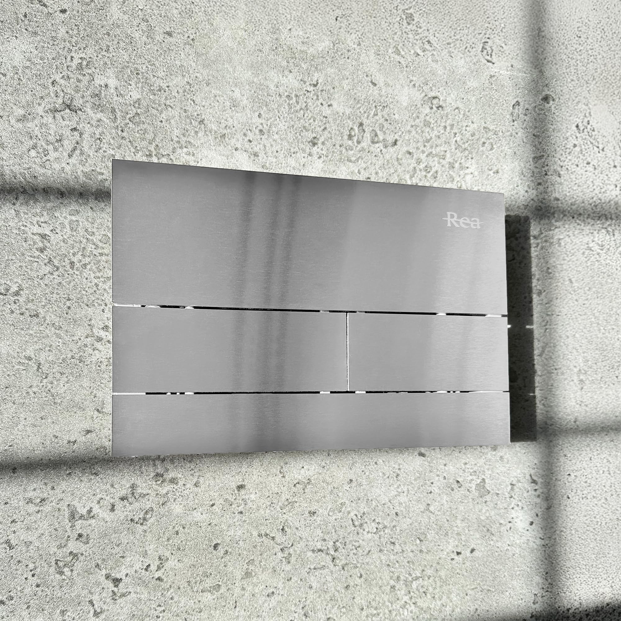 Rea - Stelaż Zestaw Podtynkowy K011A-Q Do Mis Wc Z Przyciskiem T Stal Szczotkowana, 103,5 X 52,5 X 103,5 Cm