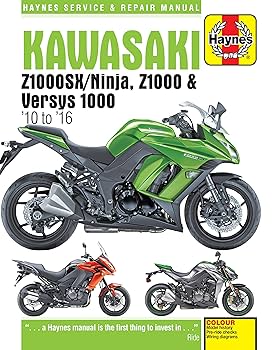 Kawasaki Z1000SX/Ninja 1000 サービスマニュアル 2017 - 2022 Kawasaki Ninja 1000SX Workshop Service Manual