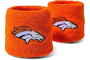 Adjustable Denver Broncos Wristbands for Kids - NFL Team Wristband - 2-Pack