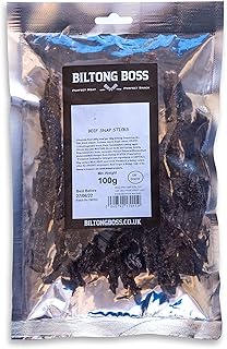 Original Snap Sticks (Bites), Authentic Traditional Recipe, Ready To Eat Flavoured Meat High Protein Snack, Suitable For Paleo, Keto, Atkins Diets & Post-Workout, Low Sugar & Carbs 100g